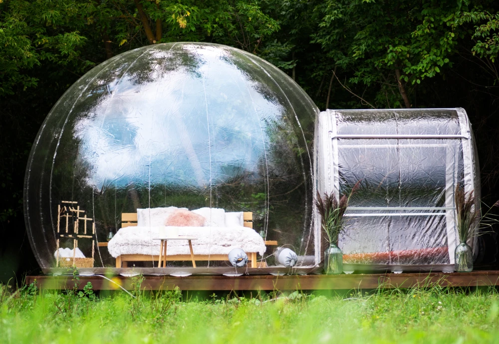 transparent bubble tent